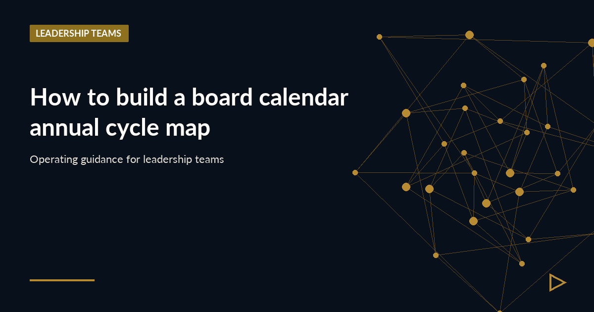Illustration for How to build a board calendar annual cycle map
