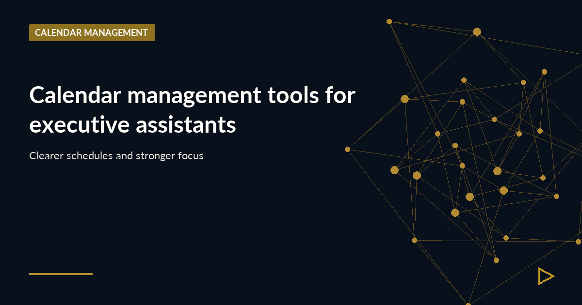 Illustration for Calendar management tools for executive assistants