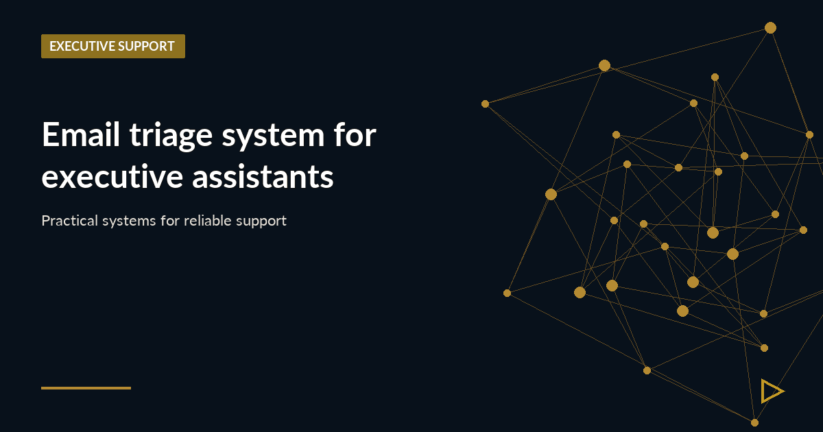 Illustration for Email triage system for executive assistants