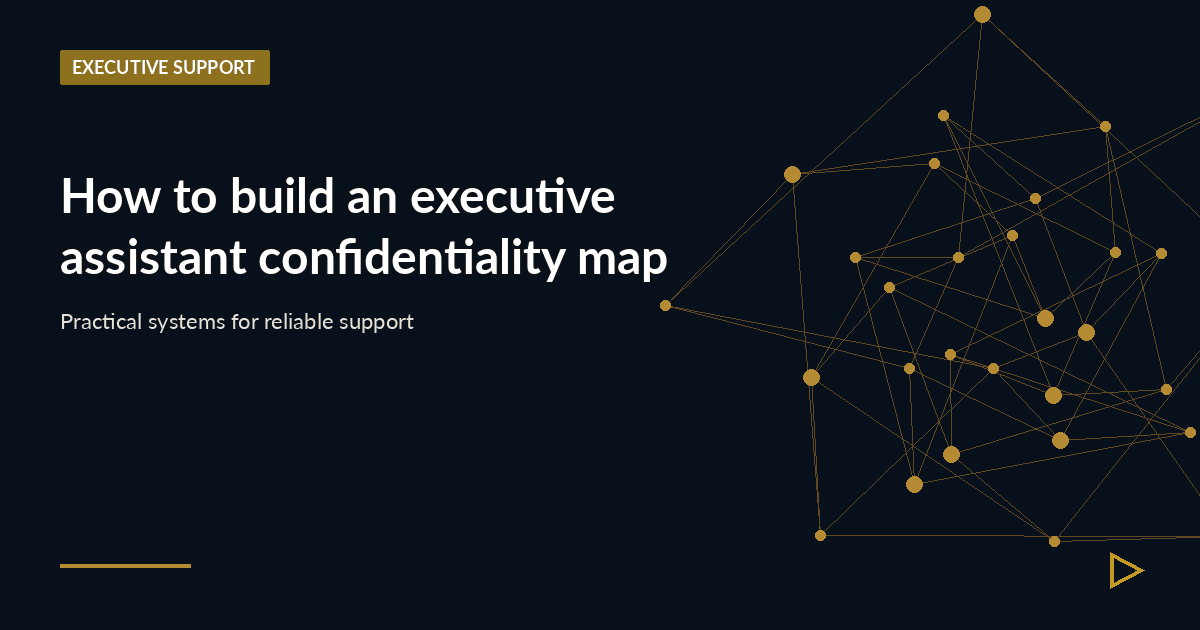 Illustration for How to build an executive assistant confidentiality map