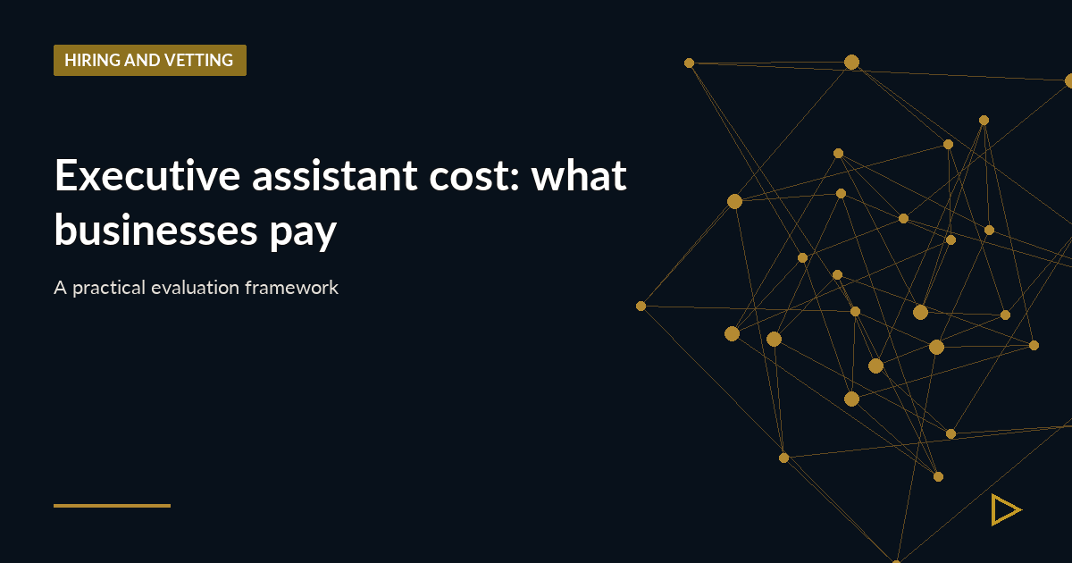 Illustration for Executive assistant cost: what businesses pay
