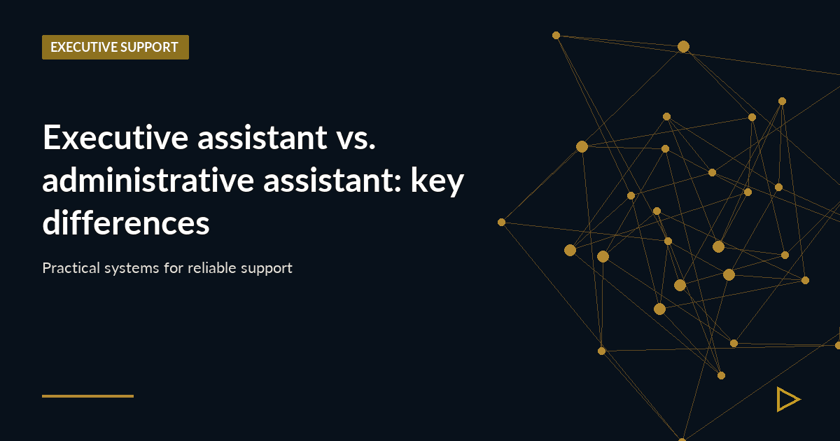 Illustration for Executive assistant vs. administrative assistant: key differences