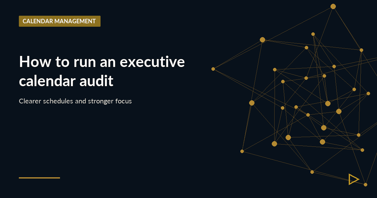Illustration for How to run an executive calendar audit