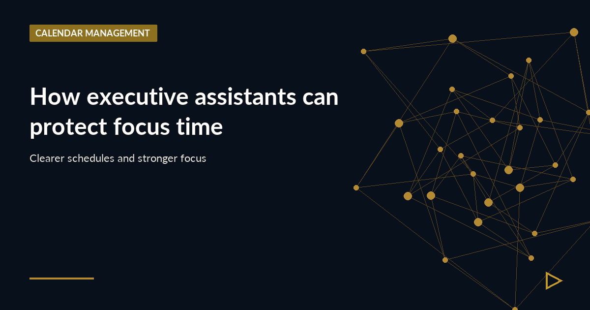 Illustration for How executive assistants can protect focus time