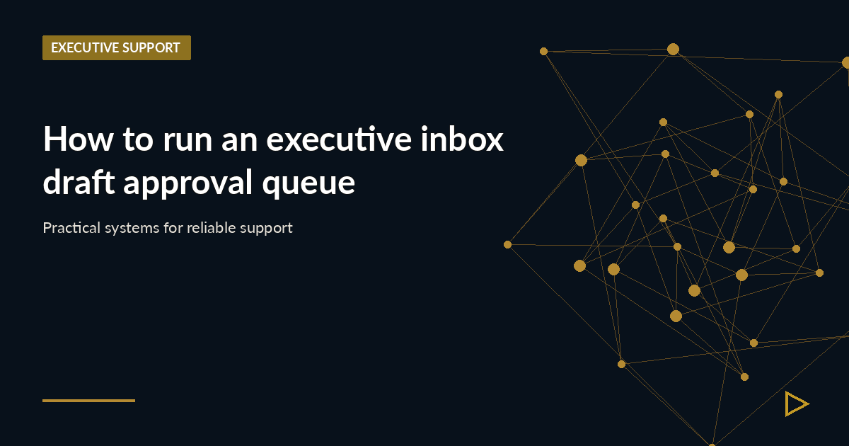 Illustration for How to run an executive inbox draft approval queue