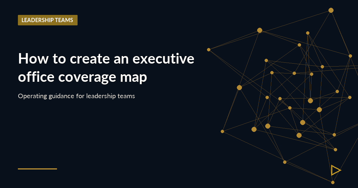 Illustration for How to create an executive office coverage map