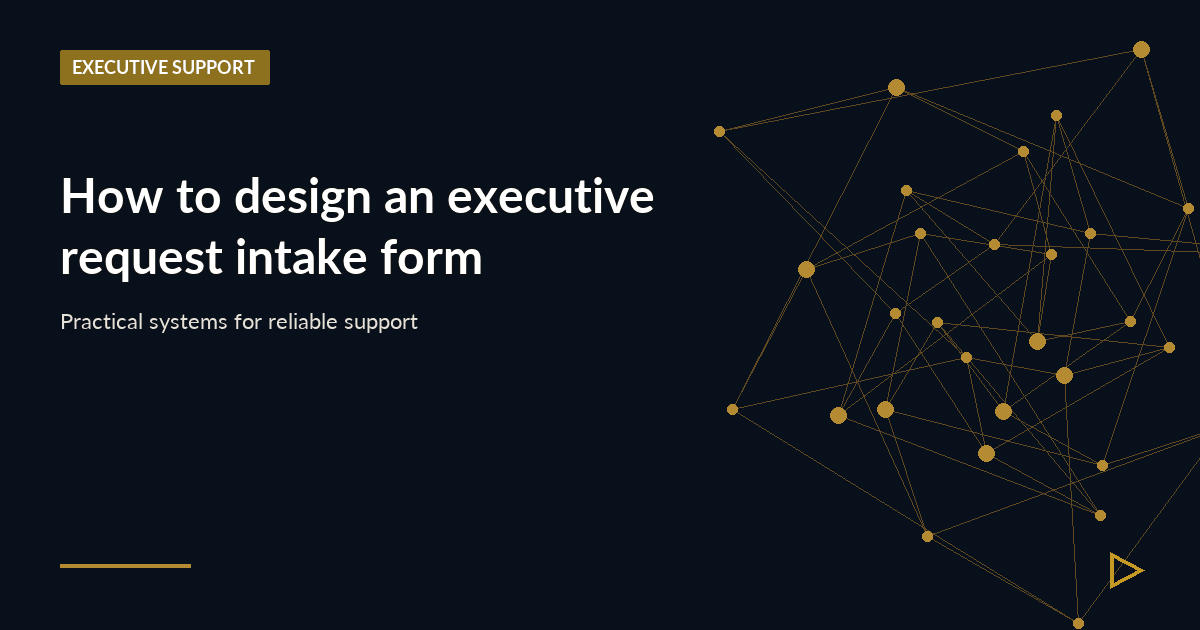 Illustration for How to design an executive request intake form