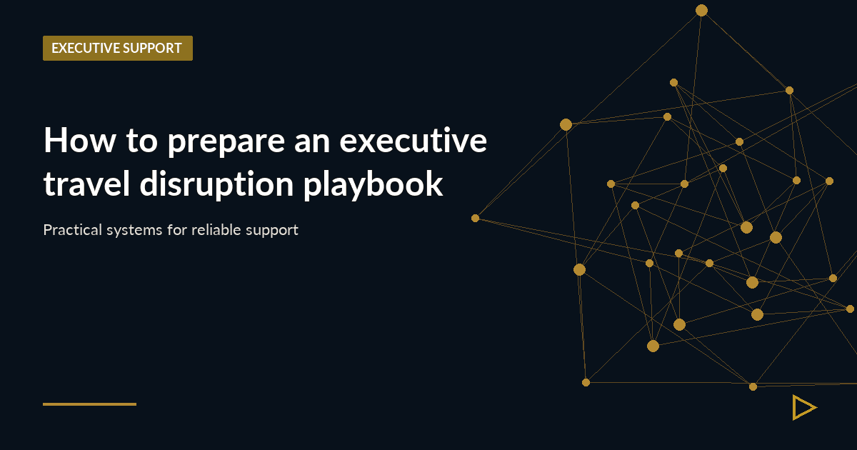 Illustration for How to prepare an executive travel disruption playbook