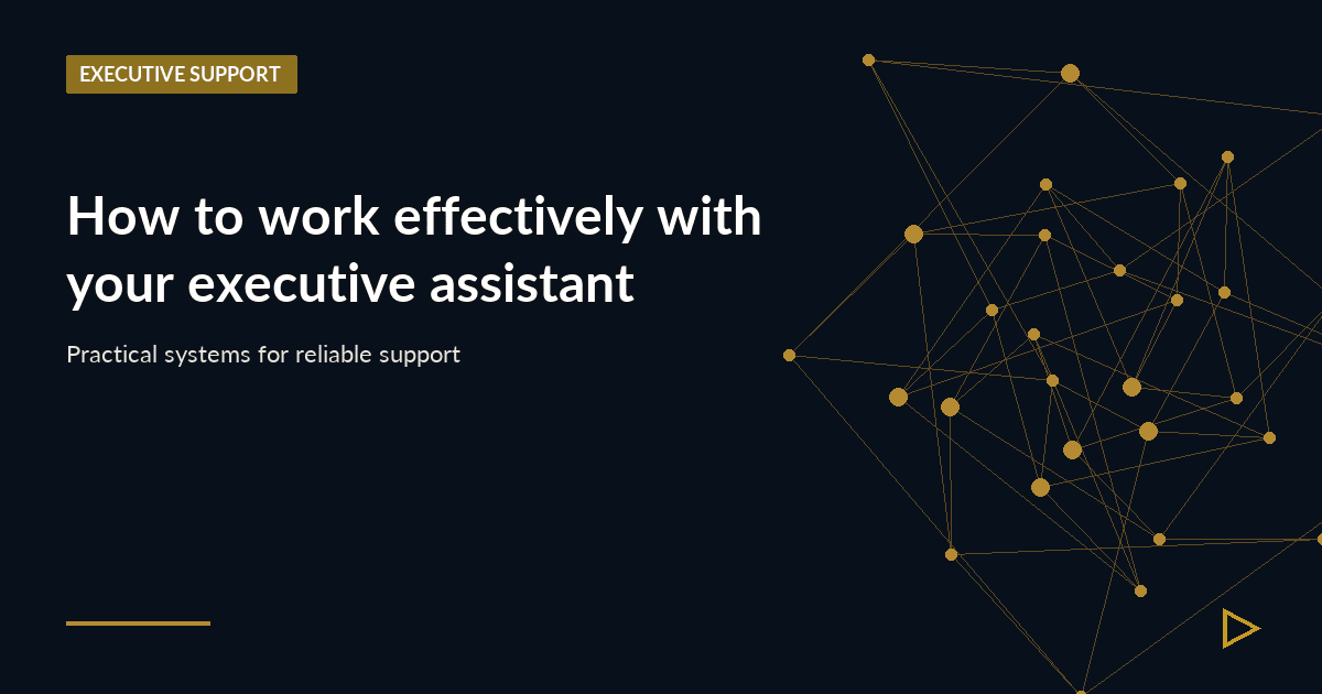 Illustration for How to work effectively with your executive assistant