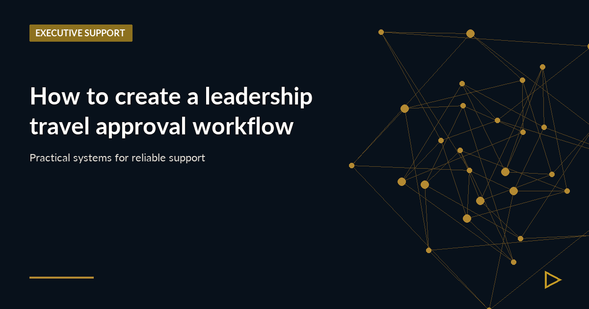 Illustration for How to create a leadership travel approval workflow