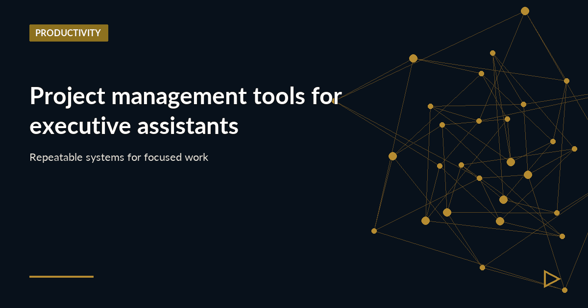 Illustration for Project management tools for executive assistants