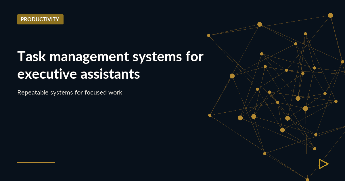 Illustration for Task management systems for executive assistants