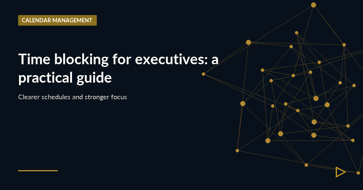 Illustration for Time blocking for executives: a practical guide