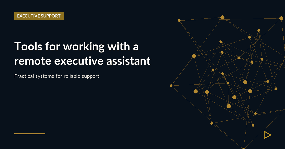 Illustration for Tools for working with a remote executive assistant