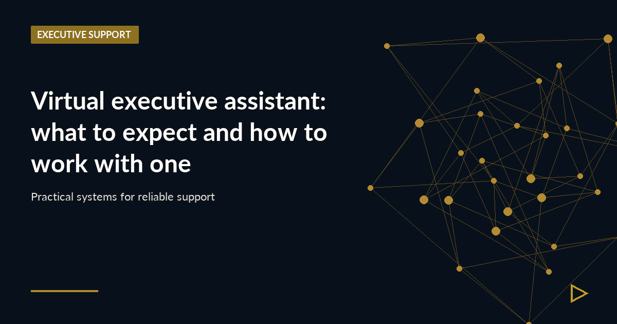 Illustration for Virtual executive assistant: what to expect and how to work with one