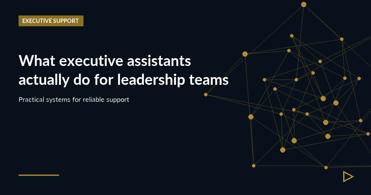 Illustration for What executive assistants actually do for leadership teams