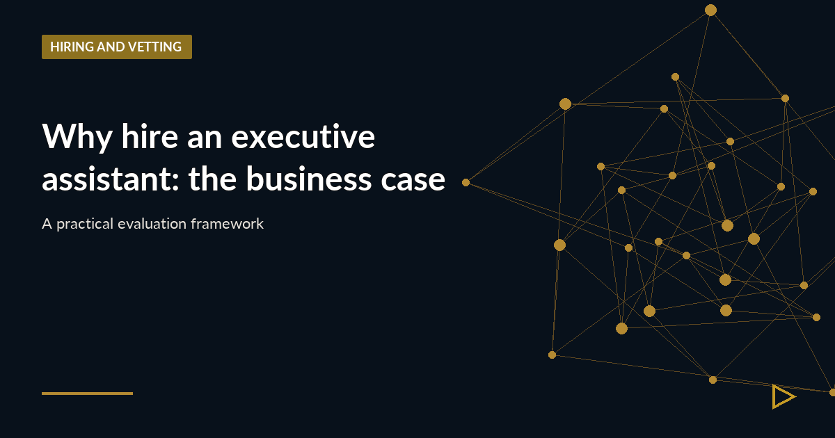 Illustration for Why hire an executive assistant: the business case