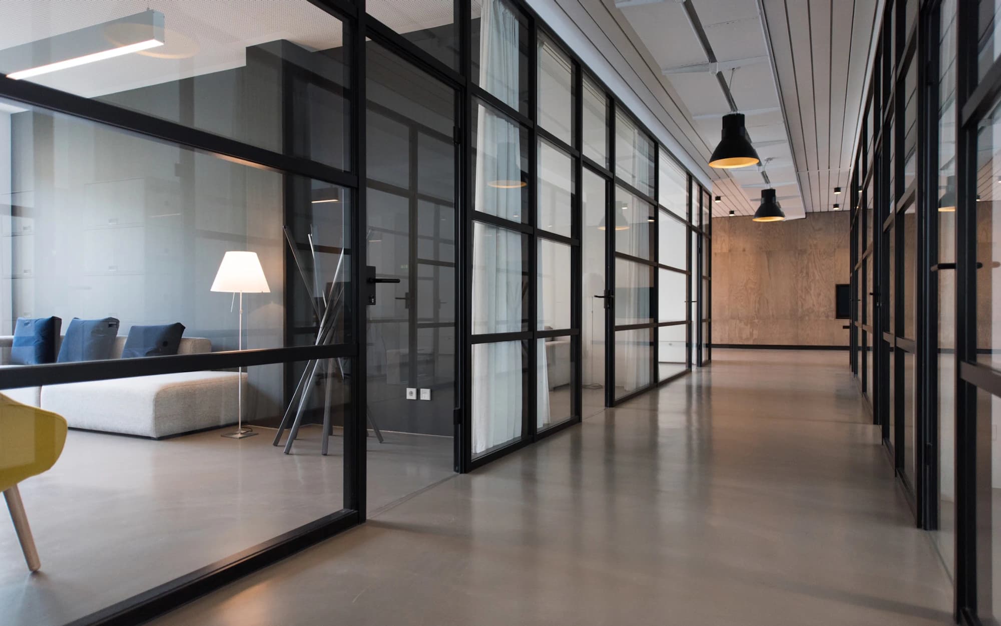 A quiet executive office prepared for focused work