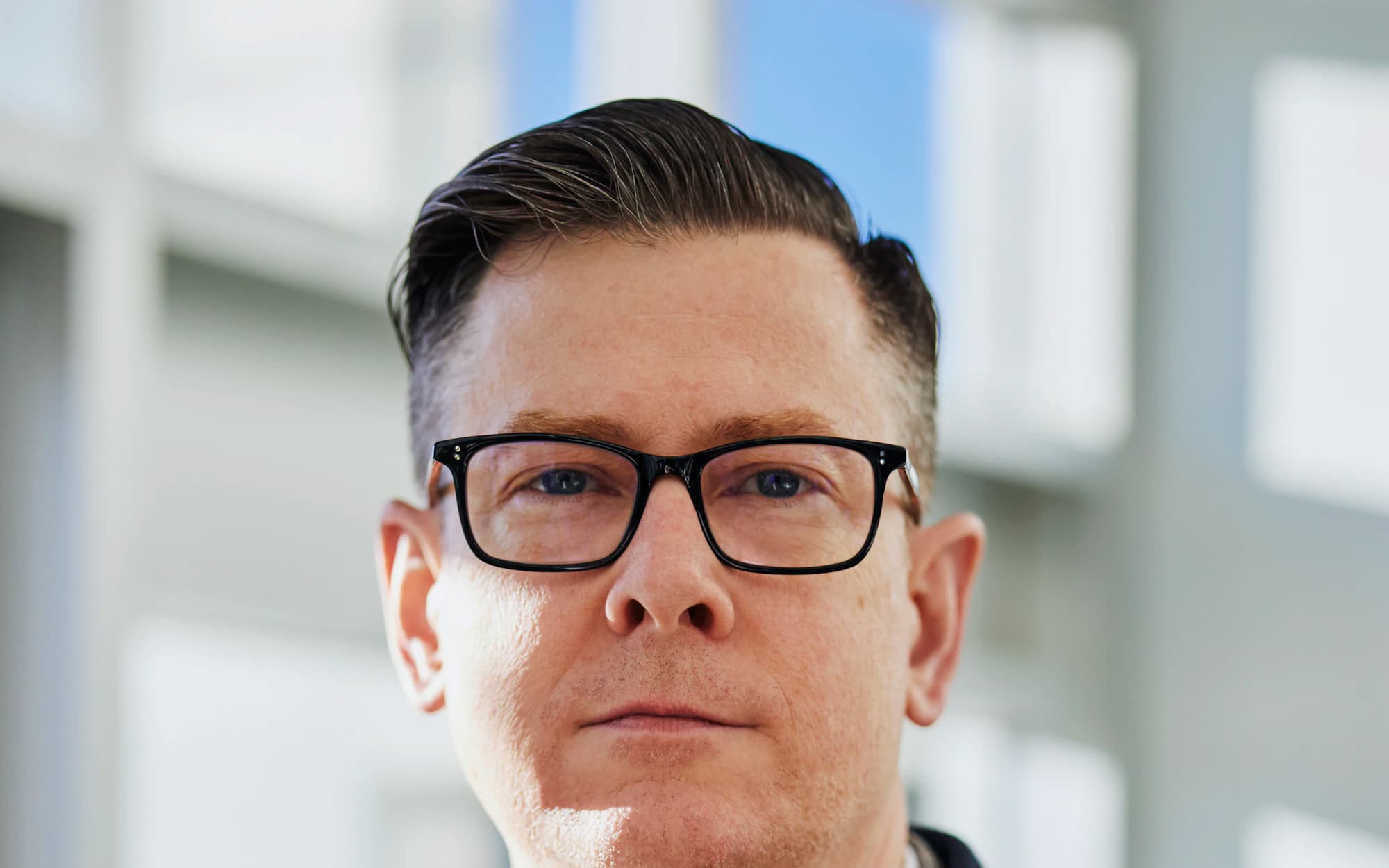 A chief executive officer in a corporate office